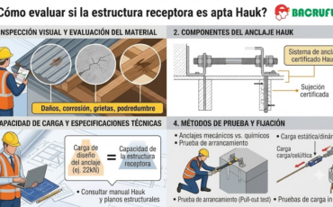 ¿Cómo evaluar si la estructura receptora es apta para el anclaje Hauk?