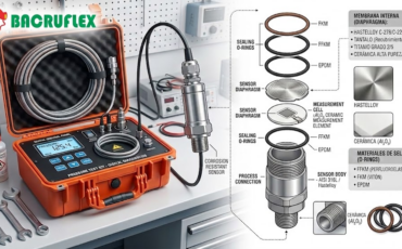 ¿Qué materiales componen las membranas internas de los sensores del kit de testeo digital para prueba de presión para resistir fluidos corrosivos?