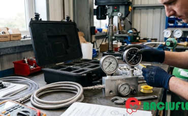 ¿Se pueden intercambiar los manómetros individuales del kit de testeo analógico para prueba de presión si se requiere una escala muy específica para gases?
