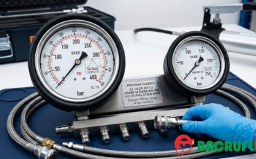 ¿Qué certificaciones de precisión (como la clase de error porcentual) cumplen las carátulas del kit de testeo analógico para prueba de presión?