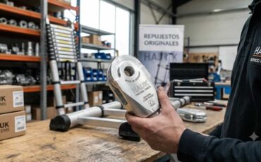 ¿Dónde encontrar repuestos originales para el sistema de escalera Hauk?